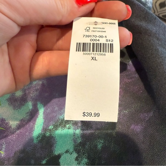 The Nightmare Before Christmas Tie-Dye Graphic Sweater Size XL New - Picture 2 of 6